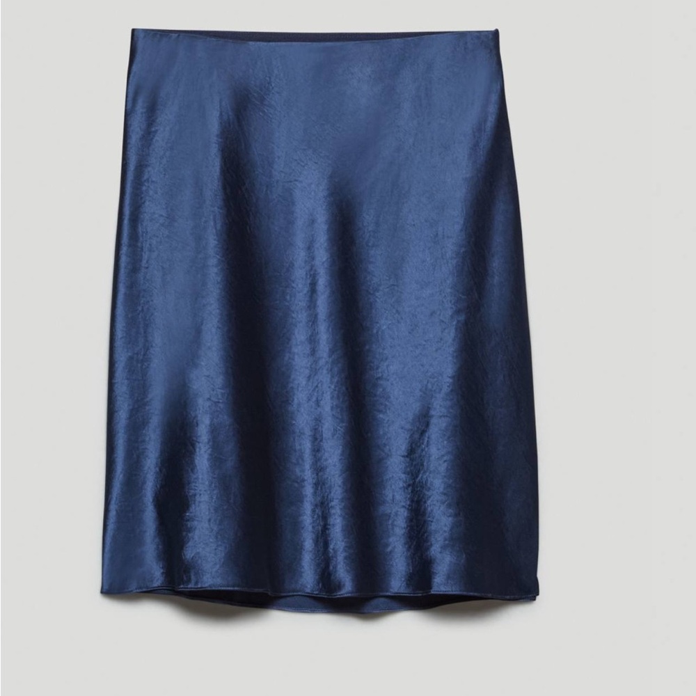 Aritzia Babaton Slip Mini Skirt - Navy - Size 14